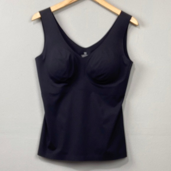 Knix LuxeLift Tank Top V Neck Wireless Seamless Cami Size XXXL+ Black Shapewear - Picture 1 of 10